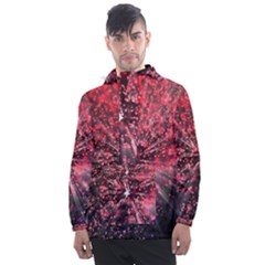 Abstract Background Wallpaper Men s Front Pocket Pullover Windbreaker