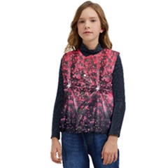 Abstract Background Wallpaper Kid s Button Up Puffer Vest	