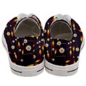 Flower Buds Floral Background Women s Low Top Canvas Sneakers View4