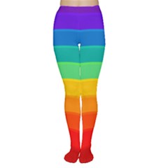 Rainbow Background Colorful Tights