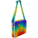 Rainbow Background Colorful Cross Body Office Bag View2