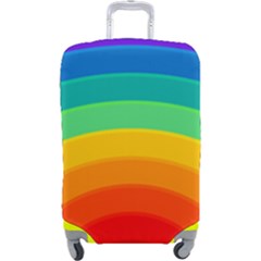 Rainbow Background Colorful Luggage Cover (large) by Bajindul