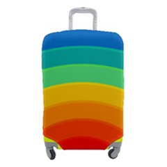 Rainbow Background Colorful Luggage Cover (small) by Bajindul