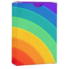 Rainbow Background Colorful Playing Cards Single Design (rectangle) With Custom Box