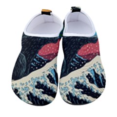 Retro Wave Kaiju Godzilla Japanese Pop Art Style Men s Sock-style Water Shoes by Modalart