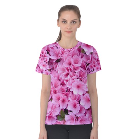 Beautiful Tree Flowers Women s Cotton T-shirt by 1212