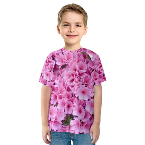 Beautiful Tree Flowers Kids  Sport Mesh T-shirt by 1212