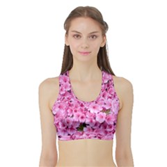 Beautiful Tree Flowers Sports Bra With Border by 1212