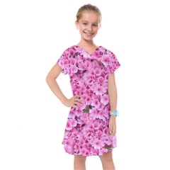 Beautiful Tree Flowers Kids  Drop Waist Dress by 1212