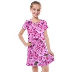 Beautiful Tree Flowers Kids  Cross Web Dress by 1212