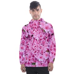 Beautiful Tree Flowers Men s Front Pocket Pullover Windbreaker