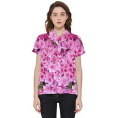 Beautiful Tree Flowers Short Sleeve Pocket Shirt by 1212