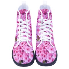 Beautiful Tree Flowers Men s High-top Canvas Sneakers by 1212