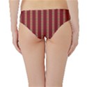 Pattern Background Red Stripes Hipster Bikini Bottoms View2