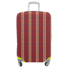 Pattern Background Red Stripes Luggage Cover (medium) by Amaryn4rt