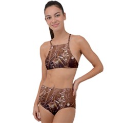 Stainless Structure Collection Halter Tankini Set by Amaryn4rt