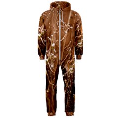 Ice Iced Structure Frozen Frost Hooded Jumpsuit (men) by Amaryn4rt