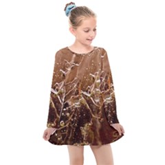 Stainless Structure Collection Kids  Long Sleeve Dress by Amaryn4rt