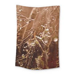 Ice Iced Structure Frozen Frost Small Tapestry by Amaryn4rt