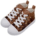 Ice Iced Structure Frozen Frost Kids  Mid-Top Canvas Sneakers View2