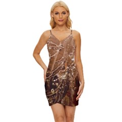 Stainless Structure Collection Wrap Tie Front Dress by Amaryn4rt