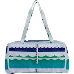 Water Border Water Waves Ocean Sea Multi Function Bag by Amaryn4rt