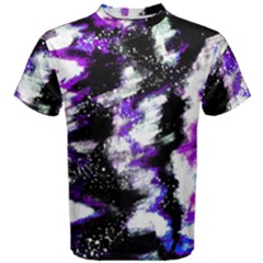 Abstract Canvas Acrylic Digital Design Men s Cotton T-shirt by Amaryn4rt