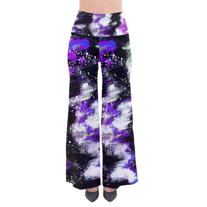 Abstract Canvas Acrylic Digital Design So Vintage Palazzo Pants