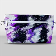 Abstract Canvas Acrylic Digital Design Handbag Organizer by Amaryn4rt