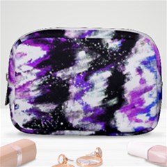 Abstract Canvas Acrylic Digital Design Make Up Pouch (small) by Amaryn4rt