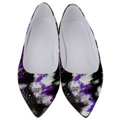 Abstract Canvas Acrylic Digital Design Women s Low Heels by Amaryn4rt