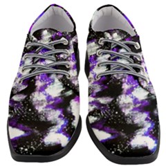 Abstract Canvas Acrylic Digital Design Women Heeled Oxford Shoes by Amaryn4rt