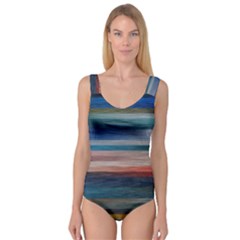 Background Horizontal Lines Princess Tank Leotard  by Amaryn4rt