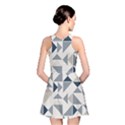 Geometric Triangle Modern Mosaic Reversible Skater Dress View2