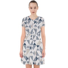 Geometric Triangle Modern Mosaic Adorable In Chiffon Dress by Amaryn4rt