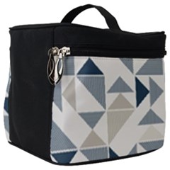 Geometric Triangle Modern Mosaic Make Up Travel Bag (big) by Amaryn4rt