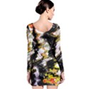 Canvas Acrylic Digital Design Art Long Sleeve Bodycon Dress View2