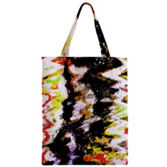 Canvas Acrylic Digital Design Art Zipper Classic Tote Bag by Amaryn4rt