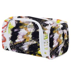 Canvas Acrylic Digital Design Art Toiletries Pouch by Amaryn4rt