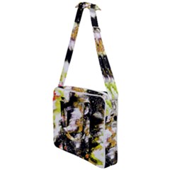 Canvas Acrylic Digital Design Art Cross Body Office Bag by Amaryn4rt