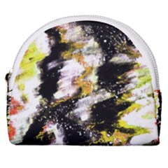 Canvas Acrylic Digital Design Art Horseshoe Style Canvas Pouch by Amaryn4rt