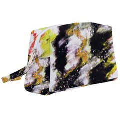 Canvas Acrylic Digital Design Art Wristlet Pouch Bag (large) by Amaryn4rt