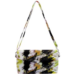 Canvas Acrylic Digital Design Art Removable Strap Clutch Bag by Amaryn4rt