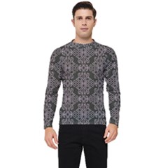 Line Geometry Pattern Geometric Men s Long Sleeve Rash Guard by Amaryn4rt