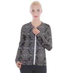 Line Geometry Pattern Geometric Casual Zip Up Jacket by Amaryn4rt