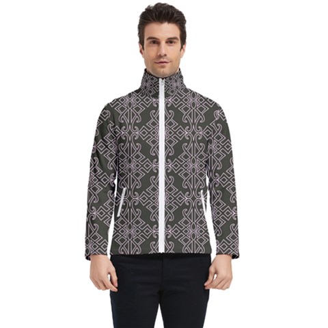 Line Geometry Pattern Geometric Men s Bomber Jacket by Amaryn4rt