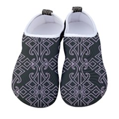 Line Geometry Pattern Geometric Men s Sock-style Water Shoes by Amaryn4rt