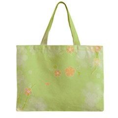 Aniseed Green Vintage Background Zipper Mini Tote Bag by Amaryn4rt