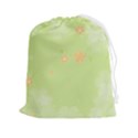 Aniseed Green Vintage Background Drawstring Pouch (2XL) View1