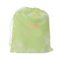 Aniseed Green Vintage Background Drawstring Pouch (2XL) View2